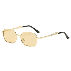 Narrow Men&#39;s Sunglasses Fashion Rectangle Women metal Luxury Brand Sun glasses 2021 Classic Oculos Masculino Glasses UV400