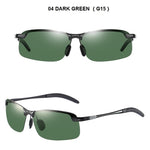 New Luxury Polarized Sunglasses For Men Women Vintage Driving Metal Men&#39;s Sun Glasses Designer Shades Man Fishing Goggles UV400