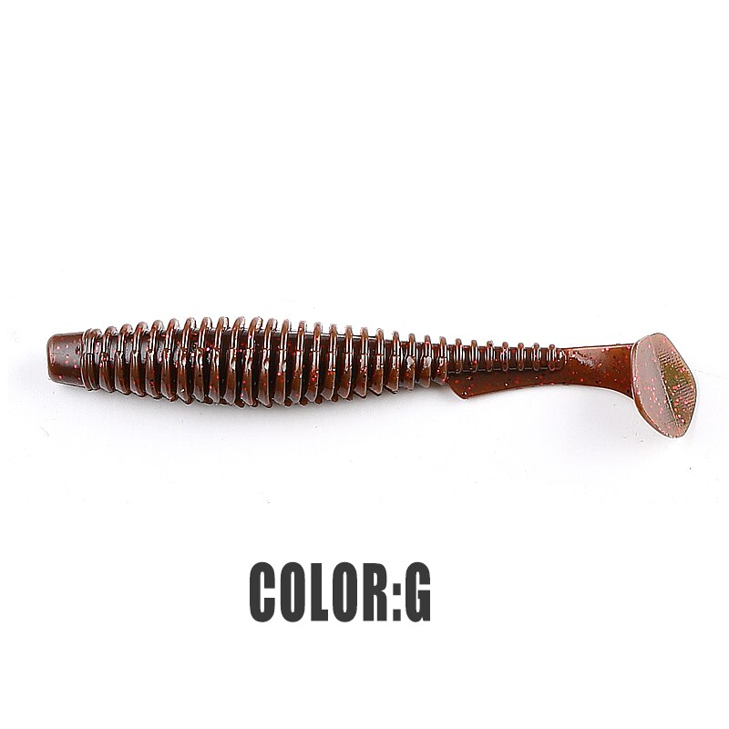 2022 supercontinent new t tail 51mm/76mm/101mm predator's soft lure, artificial lure for bass fishing With salt add fishy smel