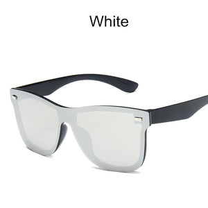 Luxury Over Size Glasses Women Anti-Reflective Mirror Sunglasses Square Plastic Eyeglasses Classic Women Men Sun Glasses Uv400