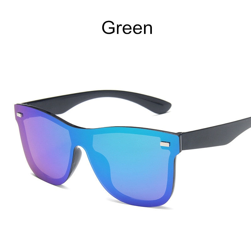Luxury Over Size Glasses Women Anti-Reflective Mirror Sunglasses Square Plastic Eyeglasses Classic Women Men Sun Glasses Uv400