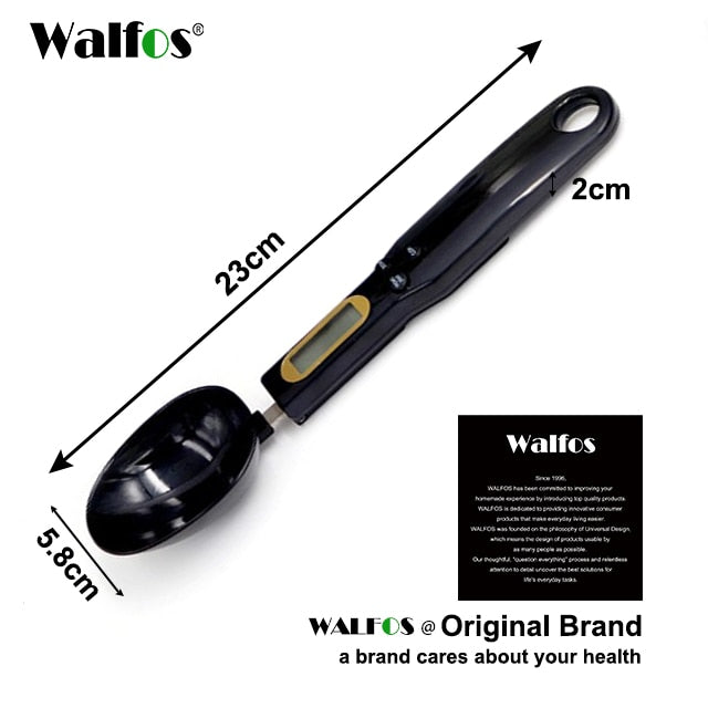 WALFOS 500g/0.1g Kitchen Scales Measuring Cup Baking Accessories LCD Display Electronic Digital Spoon Power Free Shipping