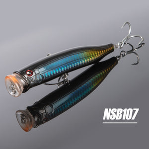 Noeby Feed Popper Spinning Fishing Lure Topwater 100mm20g 120mm29g 150mm55g  Artificial Hard Bait for Pike Tuna Fishing Lures