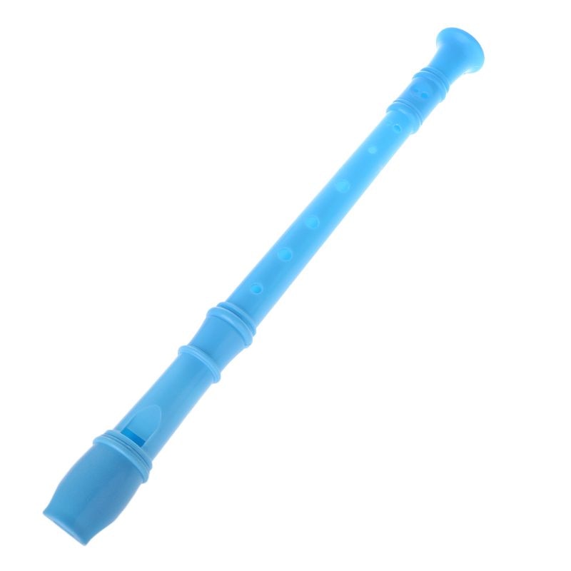 Plastic Instrument Musical Soprano Recorder Long Flute 8 Holes
