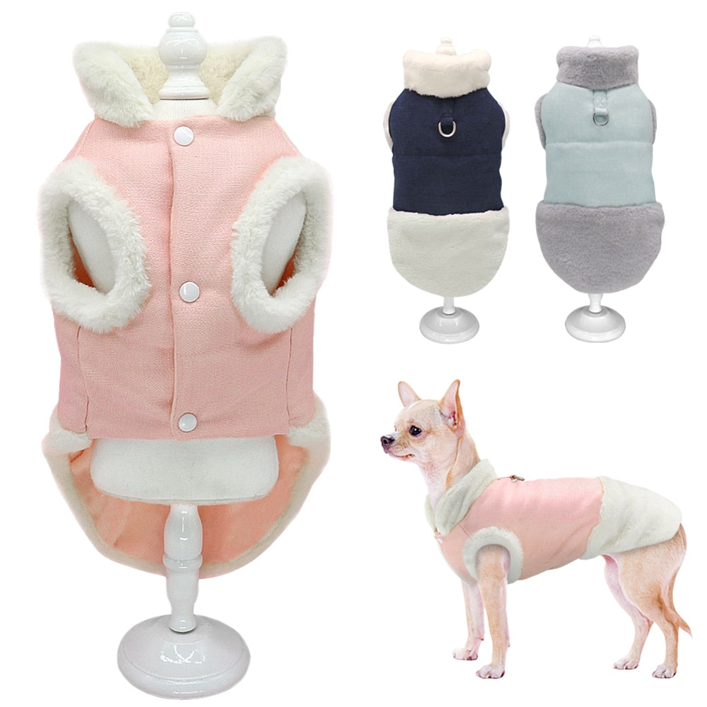 Winter Warm Dog Pet Coat Clothes For Small Dogs Puppy Vest Pet Clothing For Chihuahua French Bulldog Dog Coat Jacket Mascotas