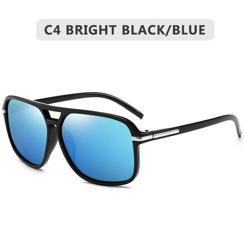 2020 Fashion Men Cool Square Style Gradient Polarized Sunglasses Driving Vintage Brand Design Cheap Sun Glasses Oculos De Sol