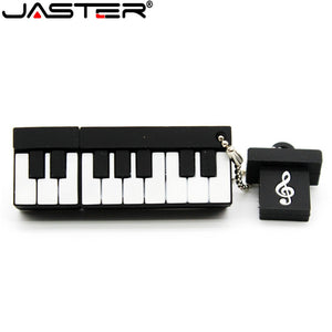 JASTER Music note pen drive  musical instrument usb flash drive pendrive 4GB 8GB 16GB 32GB cartoon memory stick U disk gift