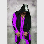 ZOGAA Hip Hop Men&#39;s Cool Hoodies Set 2 Piece Sweatsuit  Hooded Jacket and Pants Jogging Suit Tracksuits