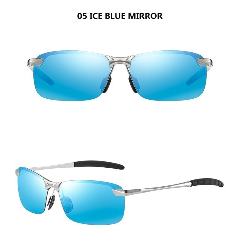 New Luxury Polarized Sunglasses For Men Women Vintage Driving Metal Men&#39;s Sun Glasses Designer Shades Man Fishing Goggles UV400