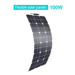 Flexible Solar Panel 100w 200w 300w 400w 500w 600w 1000w for RV Boat Car Home 12V 24V Battery Charger