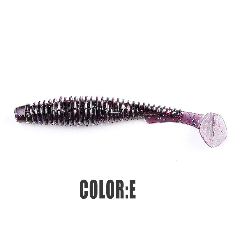 2022 supercontinent new t tail 51mm/76mm/101mm predator's soft lure, artificial lure for bass fishing With salt add fishy smel