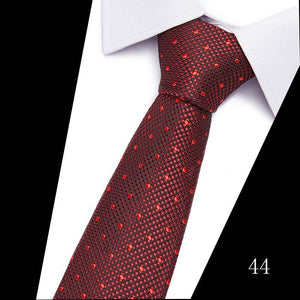 Classic 7cm Ties for Man Silk Tie Luxury Striped Plaid Checks Business Neck Tie for Men Suit Cravat Wedding Party Neckties