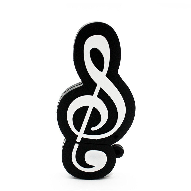 JASTER Music note pen drive  musical instrument usb flash drive pendrive 4GB 8GB 16GB 32GB cartoon memory stick U disk gift