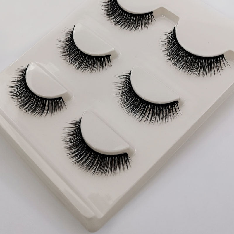 SHIDISHANGPIN 3 pairs 29 styles 3D Faux Mink Hair Soft False Eyelashes Fluffy Wispy Thick Lashes Handmade Lash Eye Makeup Tools