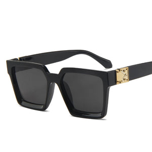 OLOPKY 2022 Square Sunglasses Men Luxury Brand Designer Men Eyeglasses Luxury Retro High Quality UV400 Gafas De Sol Hombre