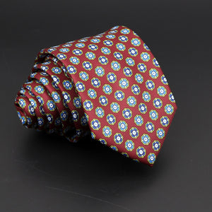 Novelty Ties Men&#39;s Formal 7cm Soft Silk Necktie Paisley Floral Dots Business Wedding Neck Tie Gravatas Daily Wear Accessory Gift