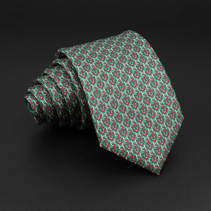 Novelty Ties Men&#39;s Formal 7cm Soft Silk Necktie Paisley Floral Dots Business Wedding Neck Tie Gravatas Daily Wear Accessory Gift