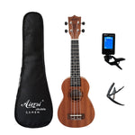 Aiersi full pack 21 inch ukelele mahogany Soprano ukulele guitar musical gifts instrument 4 string Hawaiian mini guitarra