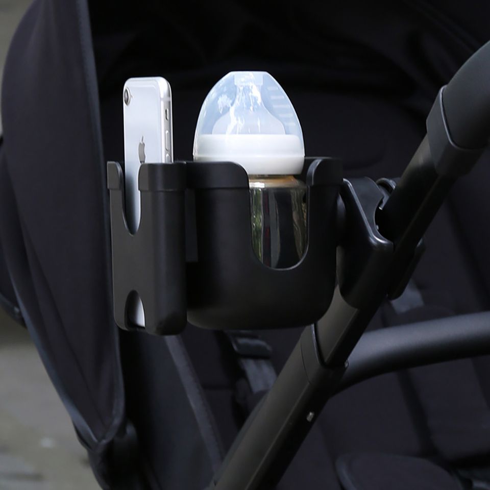 Cup Holder For Stroller Phone Holder Milk Bottle Support For Outing Anti-Slip Design Universal Pram Baby Stroller Accessories