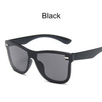 Luxury Over Size Glasses Women Anti-Reflective Mirror Sunglasses Square Plastic Eyeglasses Classic Women Men Sun Glasses Uv400