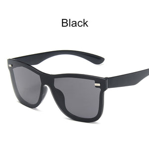 Luxury Over Size Glasses Women Anti-Reflective Mirror Sunglasses Square Plastic Eyeglasses Classic Women Men Sun Glasses Uv400