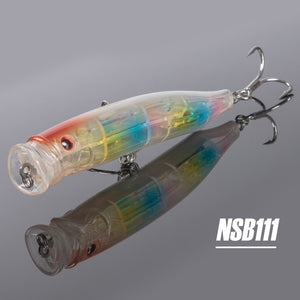 Noeby Feed Popper Spinning Fishing Lure Topwater 100mm20g 120mm29g 150mm55g  Artificial Hard Bait for Pike Tuna Fishing Lures