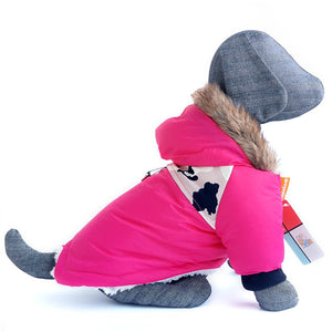 Winter Pet Dog Clothes Warm For Small Dogs Pets Puppy Costume French Bulldog Outfit Coat Waterproof Jacket Chihuahua Clothing