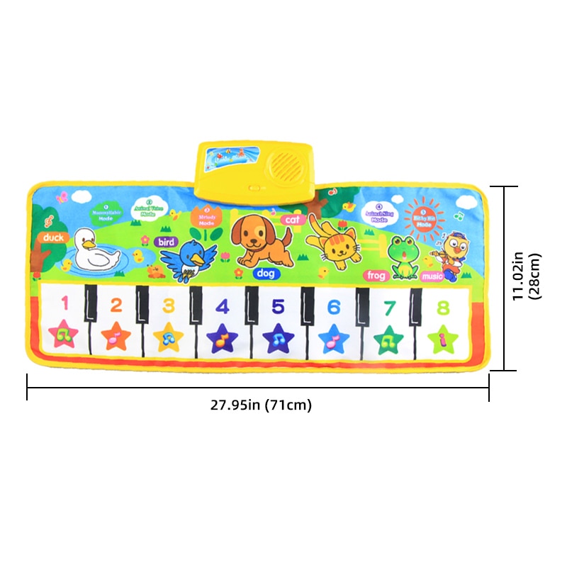 7 Styles Big Size Baby Musical Mat Toys Piano Toy Infantil Music Playing Mat Kids Early Education Learning Children Gifts