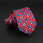 Novelty Ties Men&#39;s Formal 7cm Soft Silk Necktie Paisley Floral Dots Business Wedding Neck Tie Gravatas Daily Wear Accessory Gift