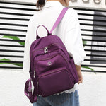 Vento Marea Travel Women Backpack 2020 Design School Bag For Teenage Girl Casual Shoulder Bags Female Nylon Rucksack Black Purse