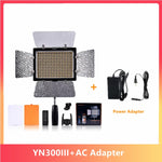 YONGNUO YN300 III YN-300 lIl 3200k-5500K CRI95 Camera Photo LED Video Light Photography lights with NP-F550 Battery & Charger