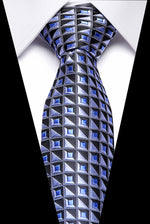 Luxury Wedding Ties 7.5cm Men&#39;s Classic Tie Silk Jacquard Woven Tie Set Business Necktie Accessories Men Necktie