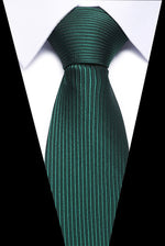 Luxury Wedding Ties 7.5cm Men&#39;s Classic Tie Silk Jacquard Woven Tie Set Business Necktie Accessories Men Necktie
