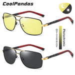 Brand Polarized Photochromic Sunglasses Men Day Night Vision Dual Eyes Protect Sun Glasses Unisex driving goggles oculos de sol