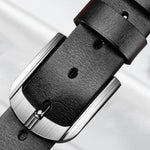 New Leather Cowhide Men&#39;s Belt Fashion Metal Alloy Pin Buckle Adult Luxury Brand Jeans Business Casual Waist Male Strap Brand