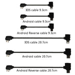 Data Cable OTG Remote Controller to Phone Tablet Connector Micro USB TypeC IOS Extend for DJI Mavic MINI/MINI SE/Pro/Air/Mavic 2