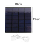 USB Solar Panel Study Silicon Battery Charger Outdoor Travel USB Polysilicon DIY Solar Panel for Light Mobile Phone Battery