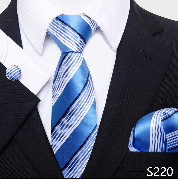 Fashion Brand Nice Handmade Silk Tie Handkerchief Cufflink Set For Men Necktie Orange Paisley Shirt Accessories lover&#39;s day