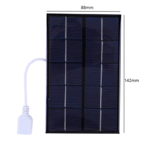 30W Solar Panel Portable 5V Fast-charging Cell Board Outdoor Emergency Charging Battery Camping Hiking Travel Phone Charger