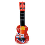 Mini Guitar 4 Strings Classical Ukulele Guitar Toy Musical Instruments for Kids Children Beginners Early Education Small Guitar