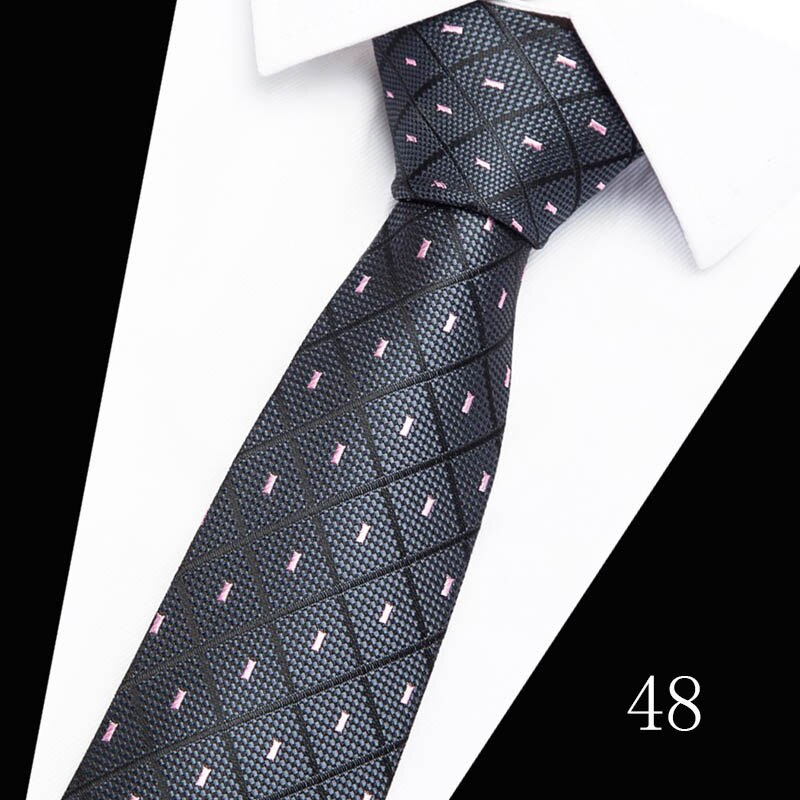 160 Colors Fashion Dropshipping Silk Necktie Wedding Accessories Dot Blue Man Fit Workplace Tie Men Necktie Gravatas