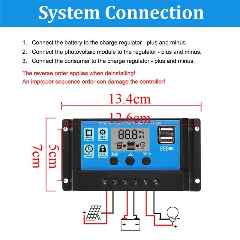 300W Solar Panel Kit 12V USB Charging Solar Cell Charg Board Controller Portable Waterproof for Phone RV Car MP3 PAD Dropshiping