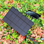 PALONE Mini Solar Charger USB Solar Panel 6V Output Port Convenient Power Bank for Phone Charging Outdoor Riding Travel