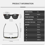 8 Colors Classic Square Polarized Sunglasses Men Women Brand Designer Vintage Driving Goggle Rivet Mirror Male Sun Glasses