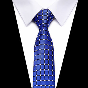 Newest design 7.5 and 8 cm Luxurious Silk Necktie Men Tie Gravatas Dark Gray Striped Shirt Accessories Man&#39;s New Year&#39;s Day