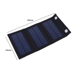 30W Solar Panel Portable 5V Fast-charging Cell Board Outdoor Emergency Charging Battery Camping Hiking Travel Phone Charger