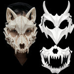 Halloween Demon Mask Carnival Werewolf  Skull Mask Cosplay Costumes Anime Cosplay Mask Face Headwear Horror Party Props