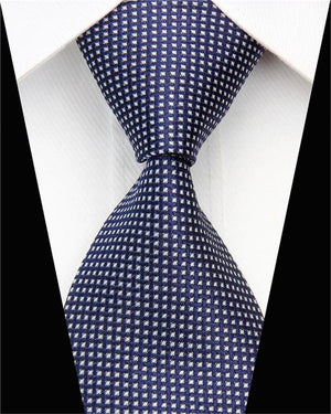 Fashion Ties for Men Accessories 3&quot;(7.5cm) Wide Business Wedding Silk Tie Jacquard Woven Black Green White Gray Men&#39;s Necktie
