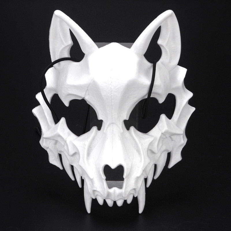 Halloween Demon Mask Carnival Werewolf  Skull Mask Cosplay Costumes Anime Cosplay Mask Face Headwear Horror Party Props