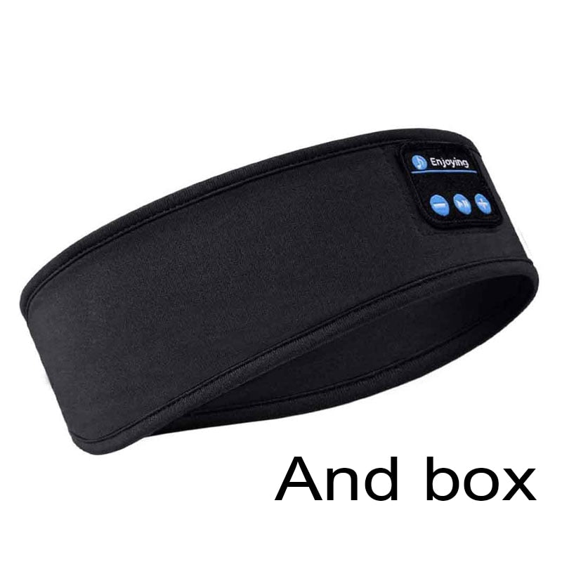 Wireless Bluetooth Music Headband Running Sport Elastic Sweatband Headbands Sleeping Headwear Headphone Speaker Headset